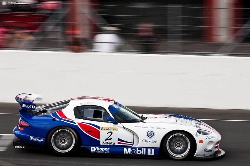 racing car on track