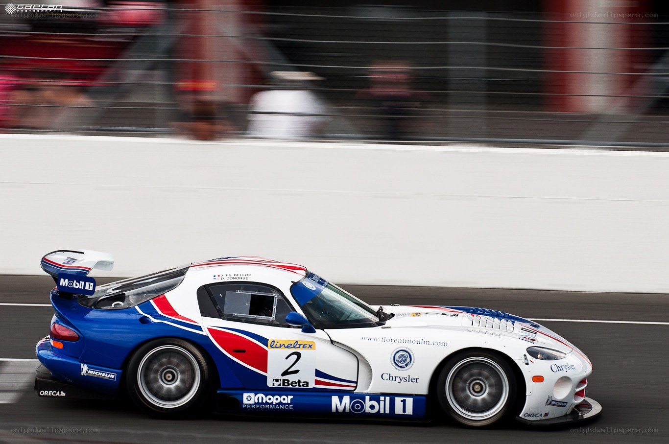 racing car on track