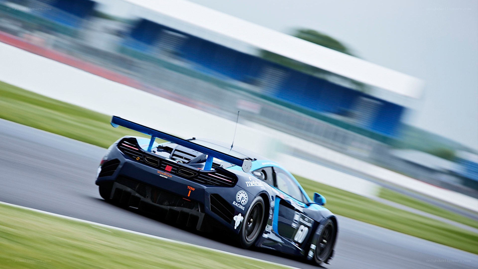 racing car on track