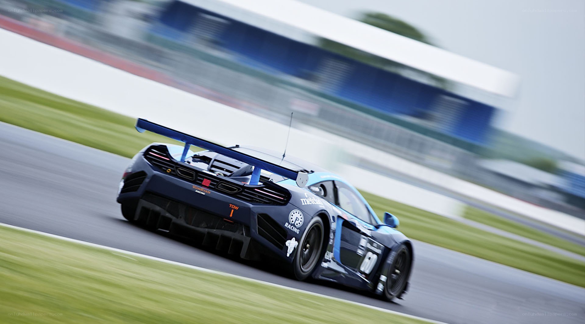 racing car on track