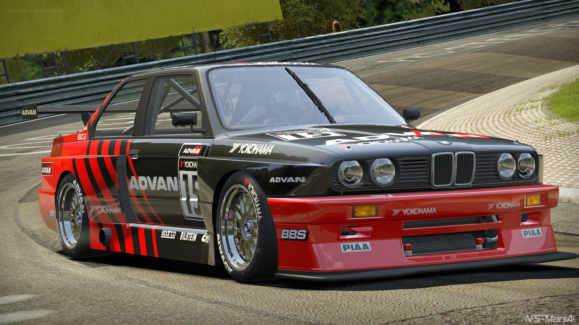 racing car on track
