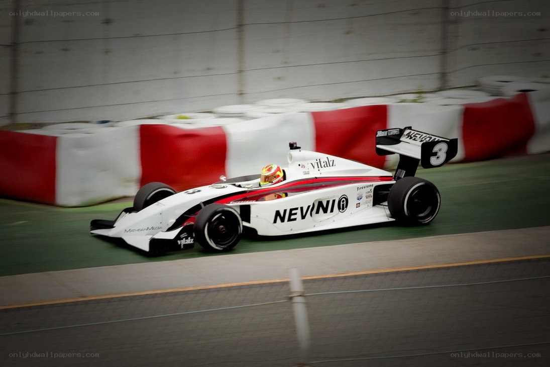 racing car on track