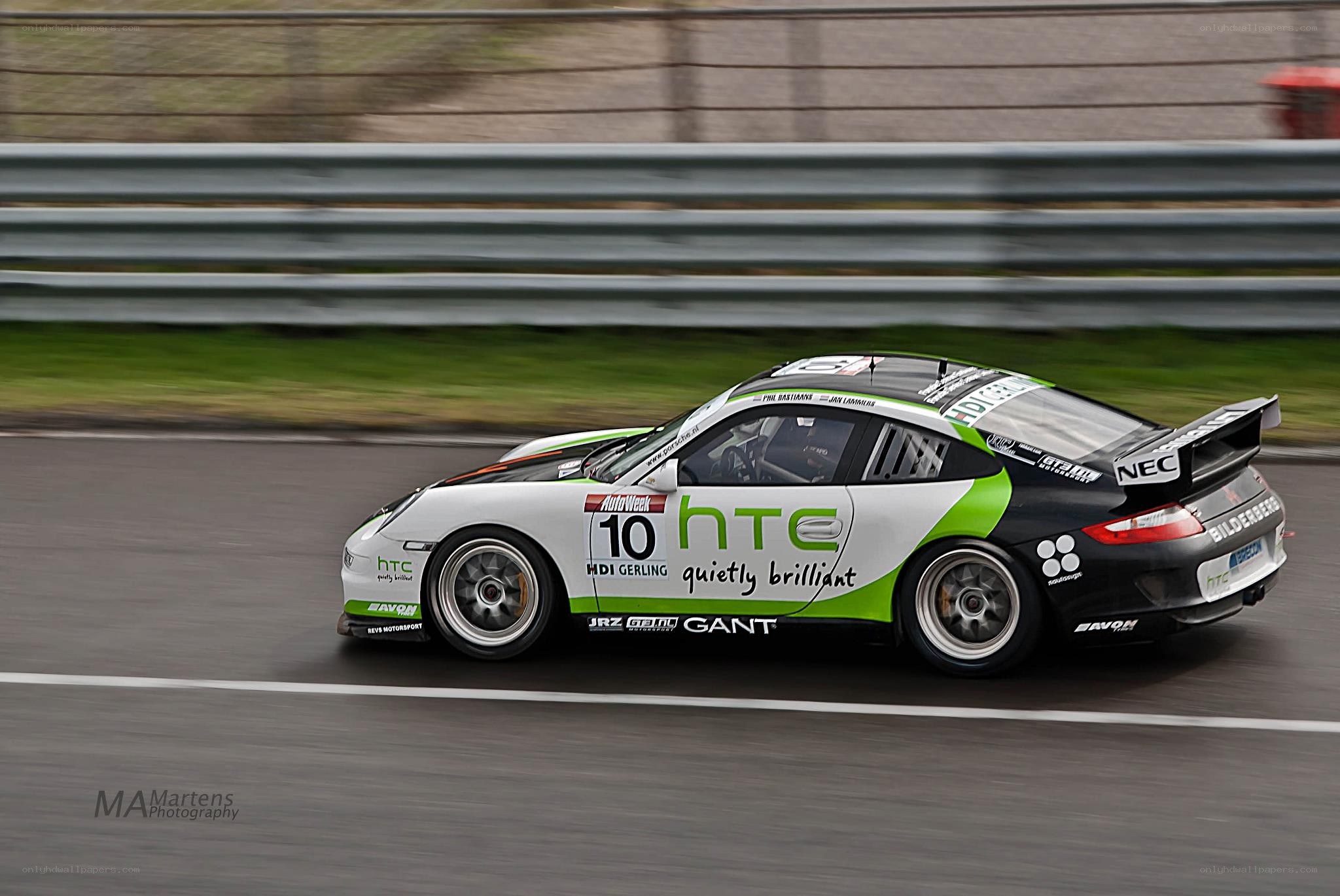 racing car on track
