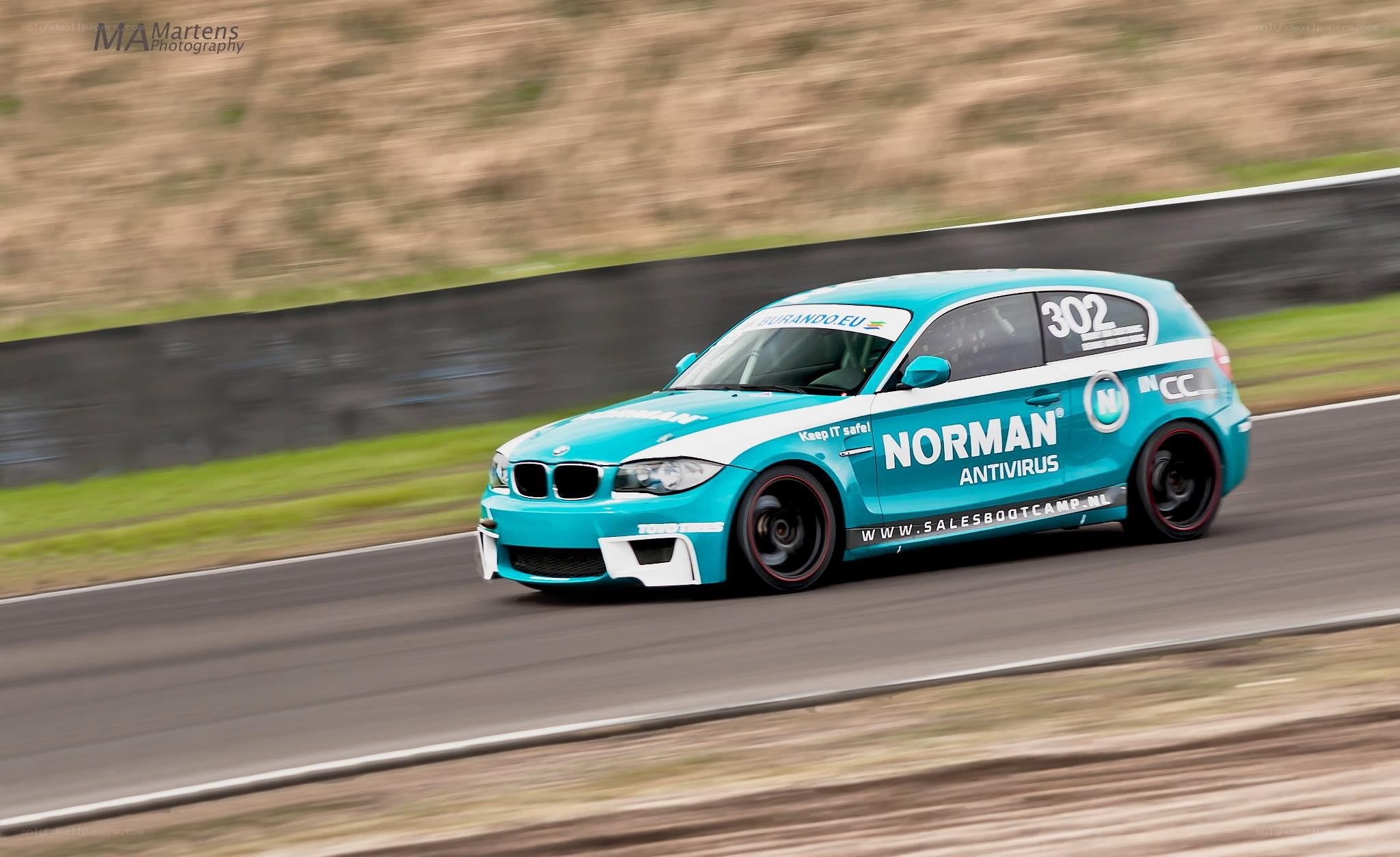 racing car on track