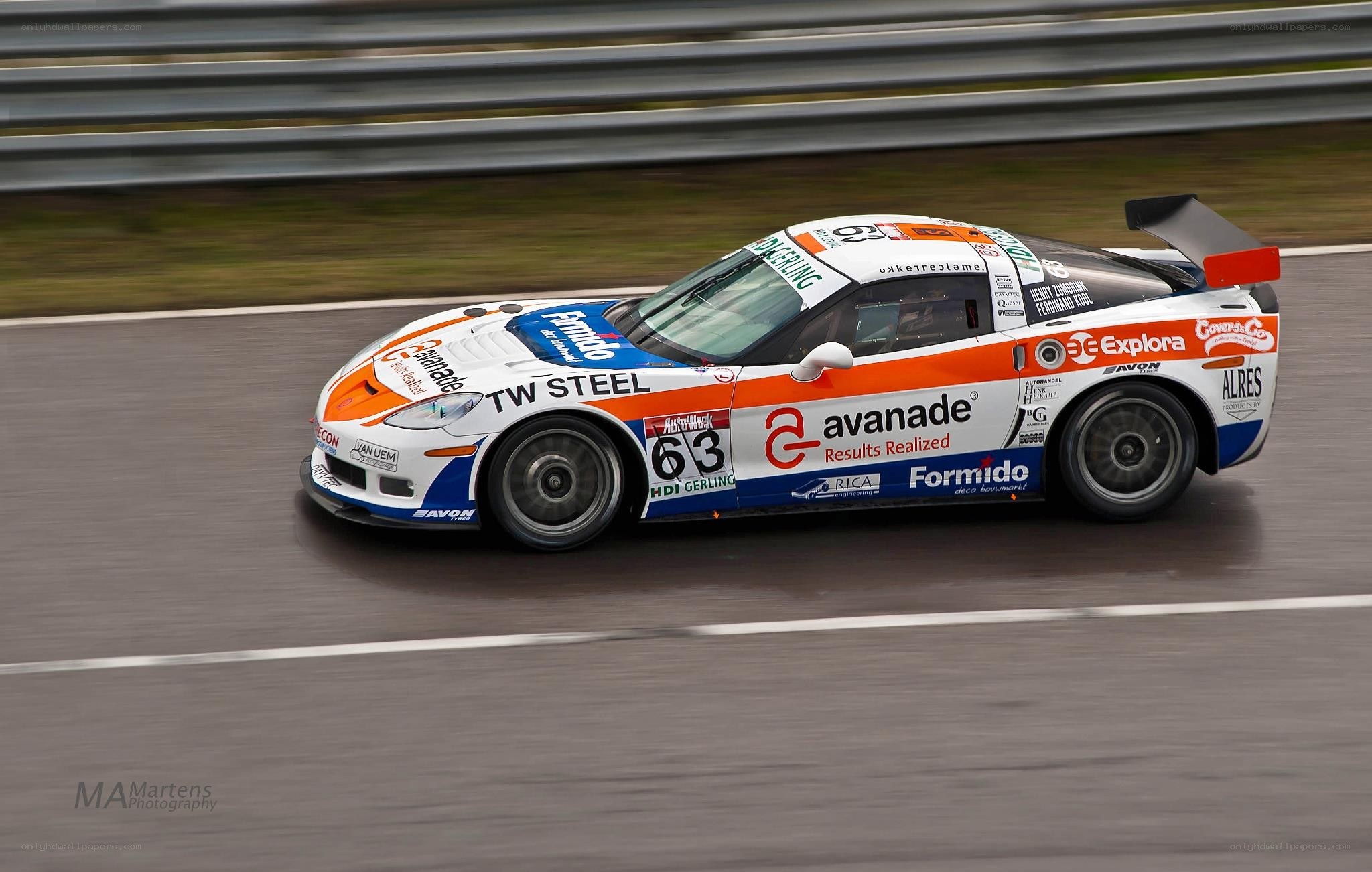 racing car on track
