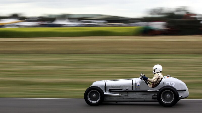 racing car on track