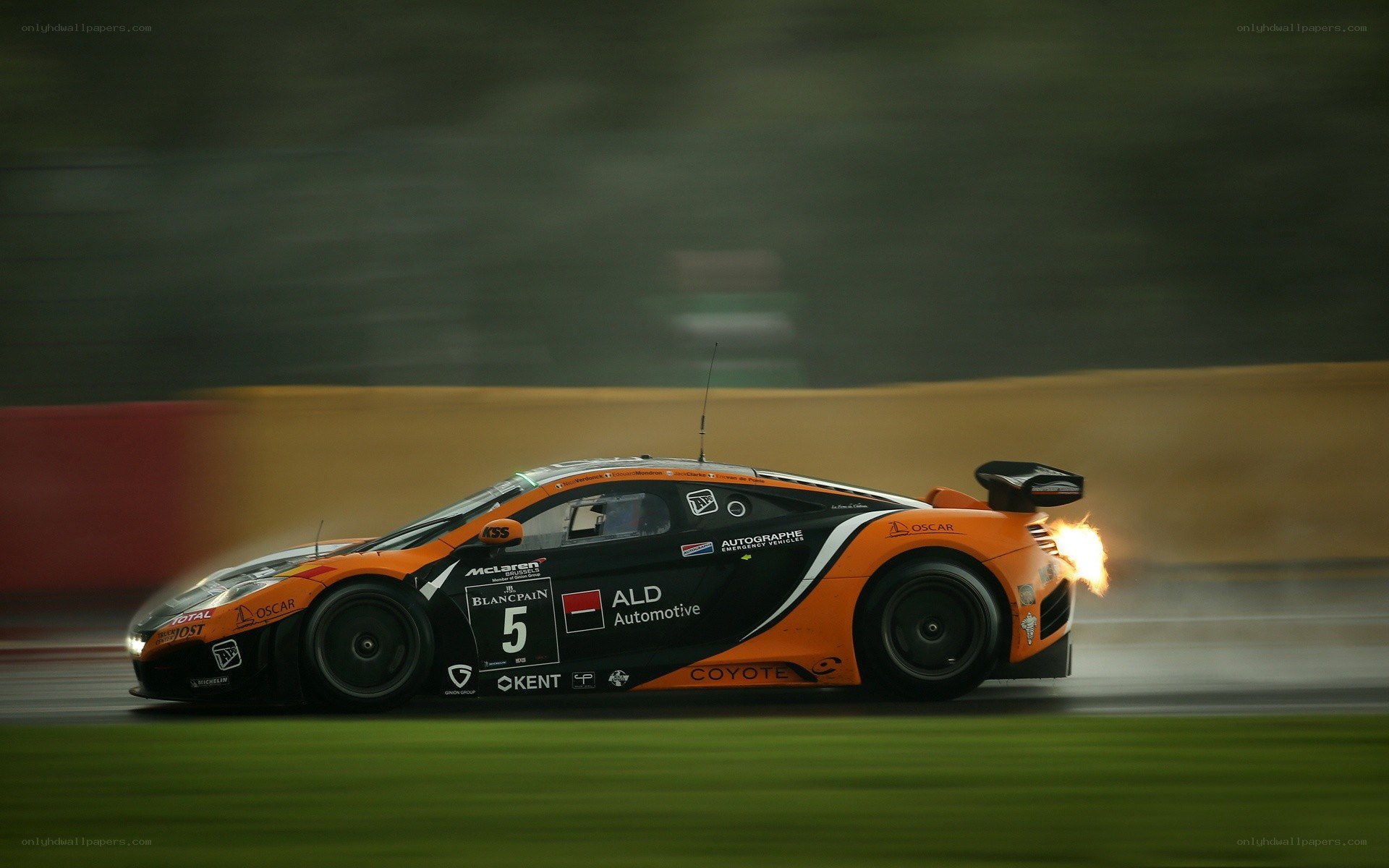 racing car on track