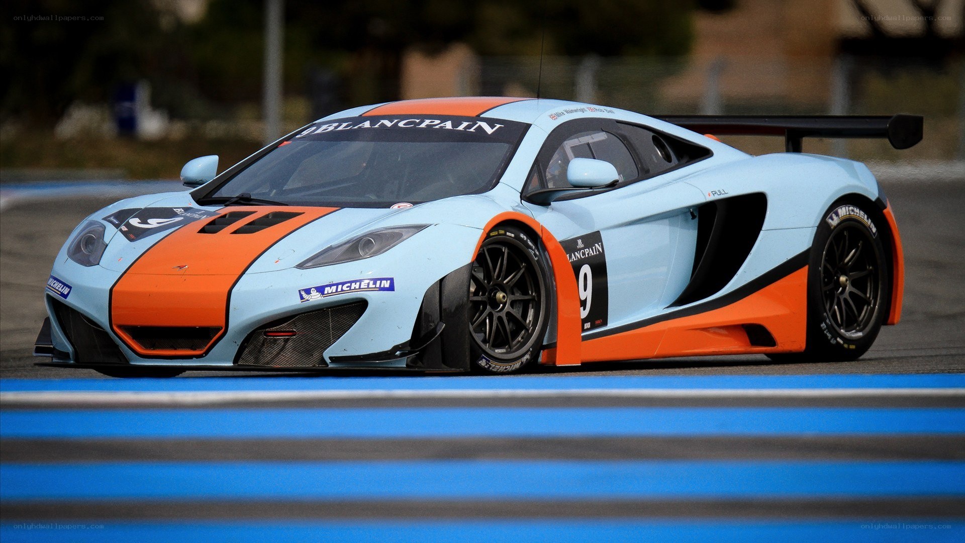 racing car on track