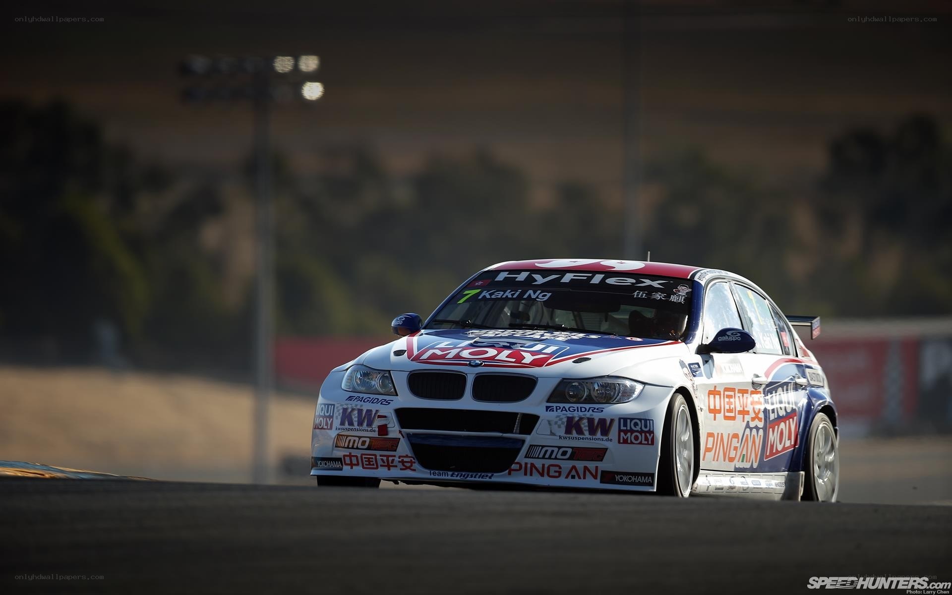 racing car on track