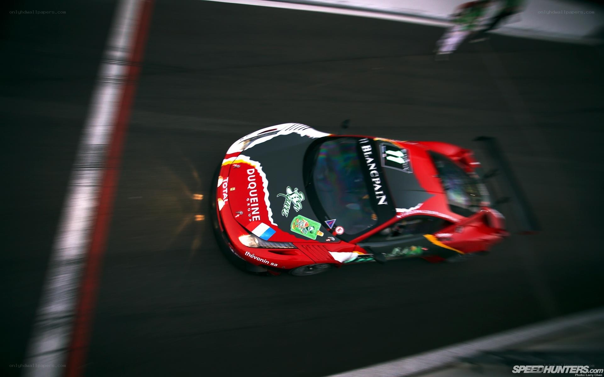 racing car on track