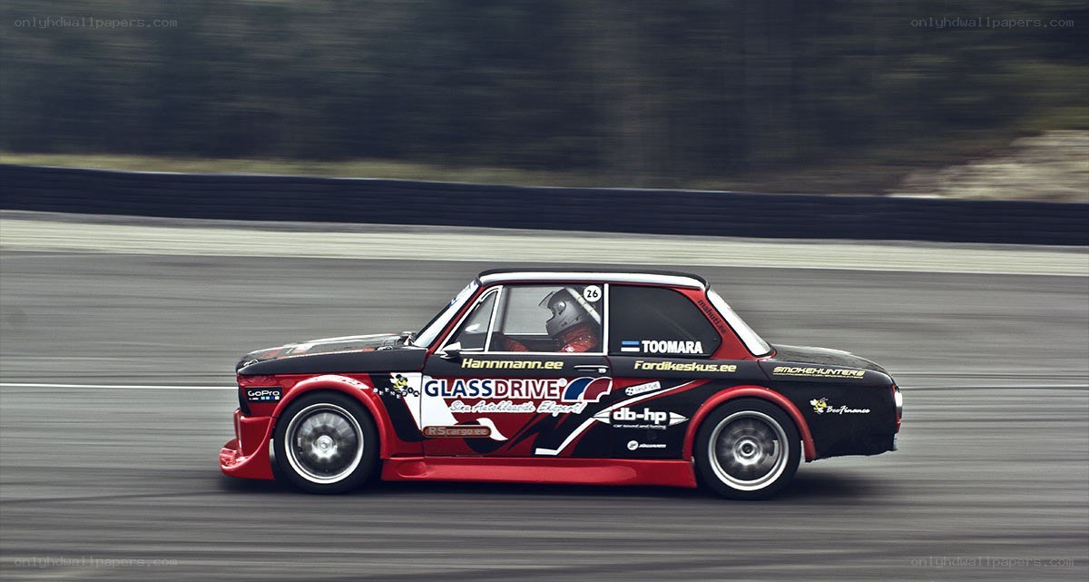 racing car on track