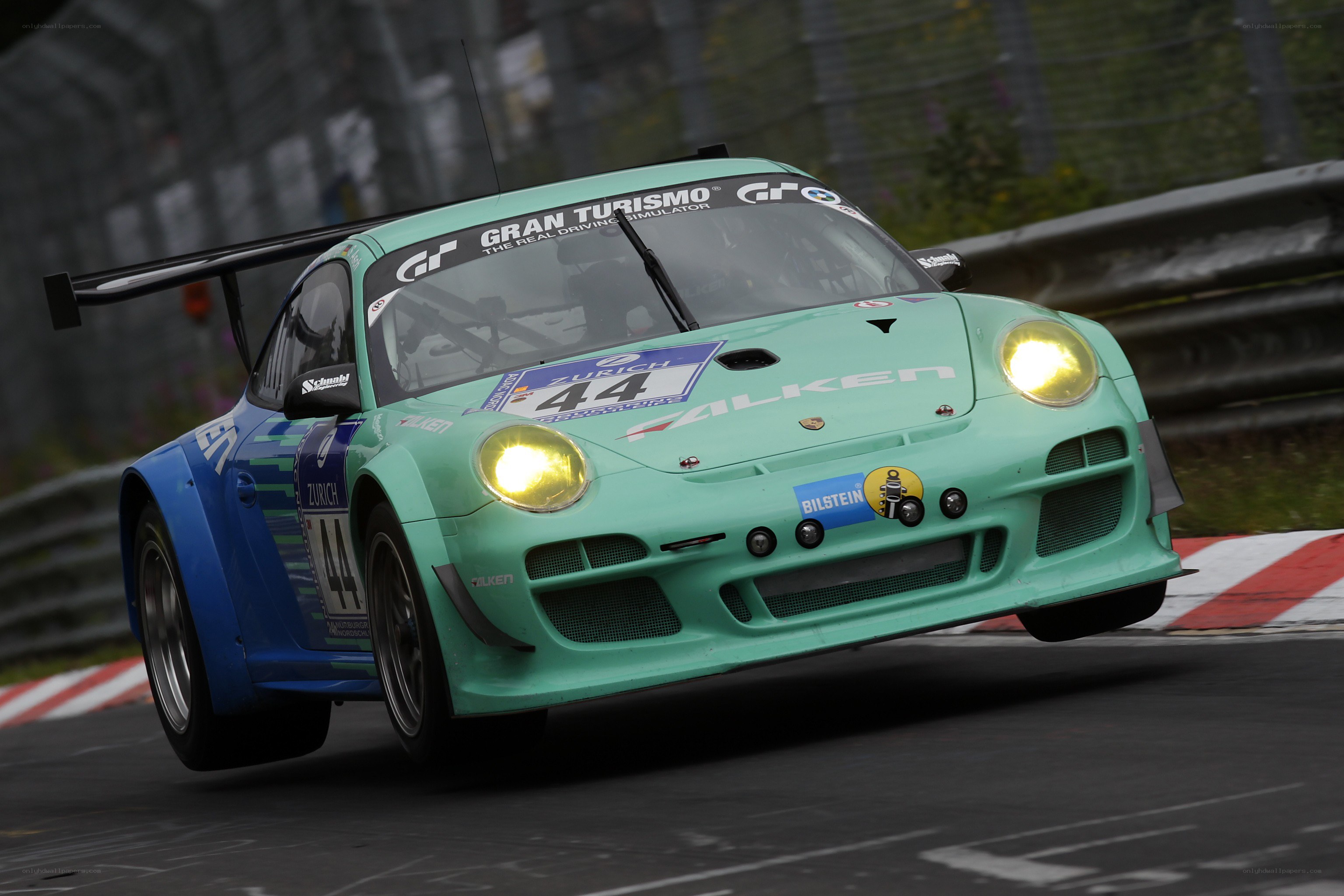 racing car on track