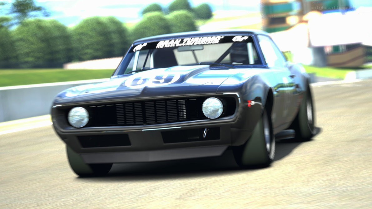 racing car on track