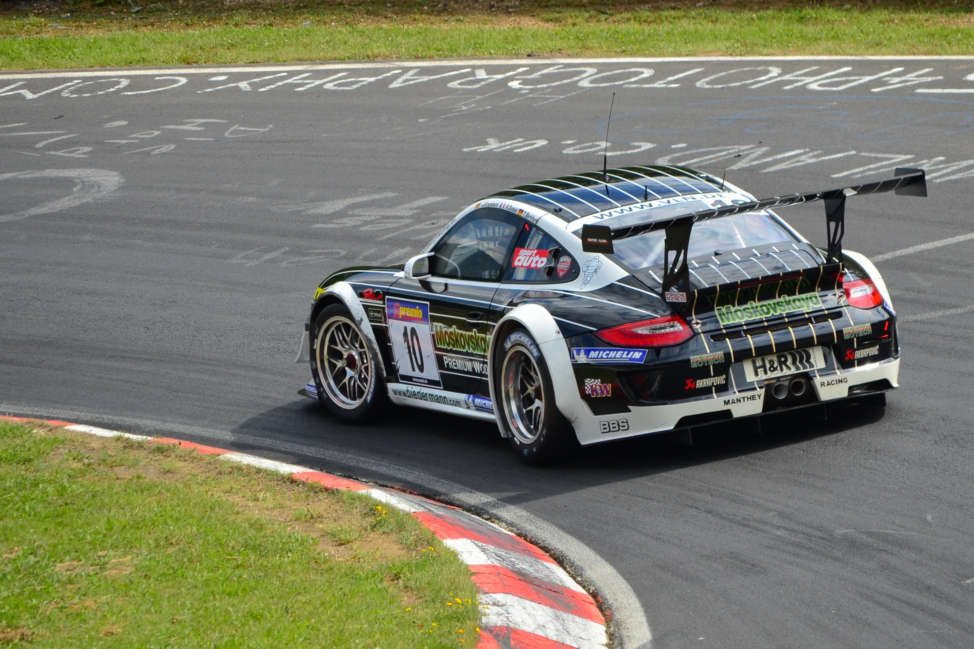 racing car on track