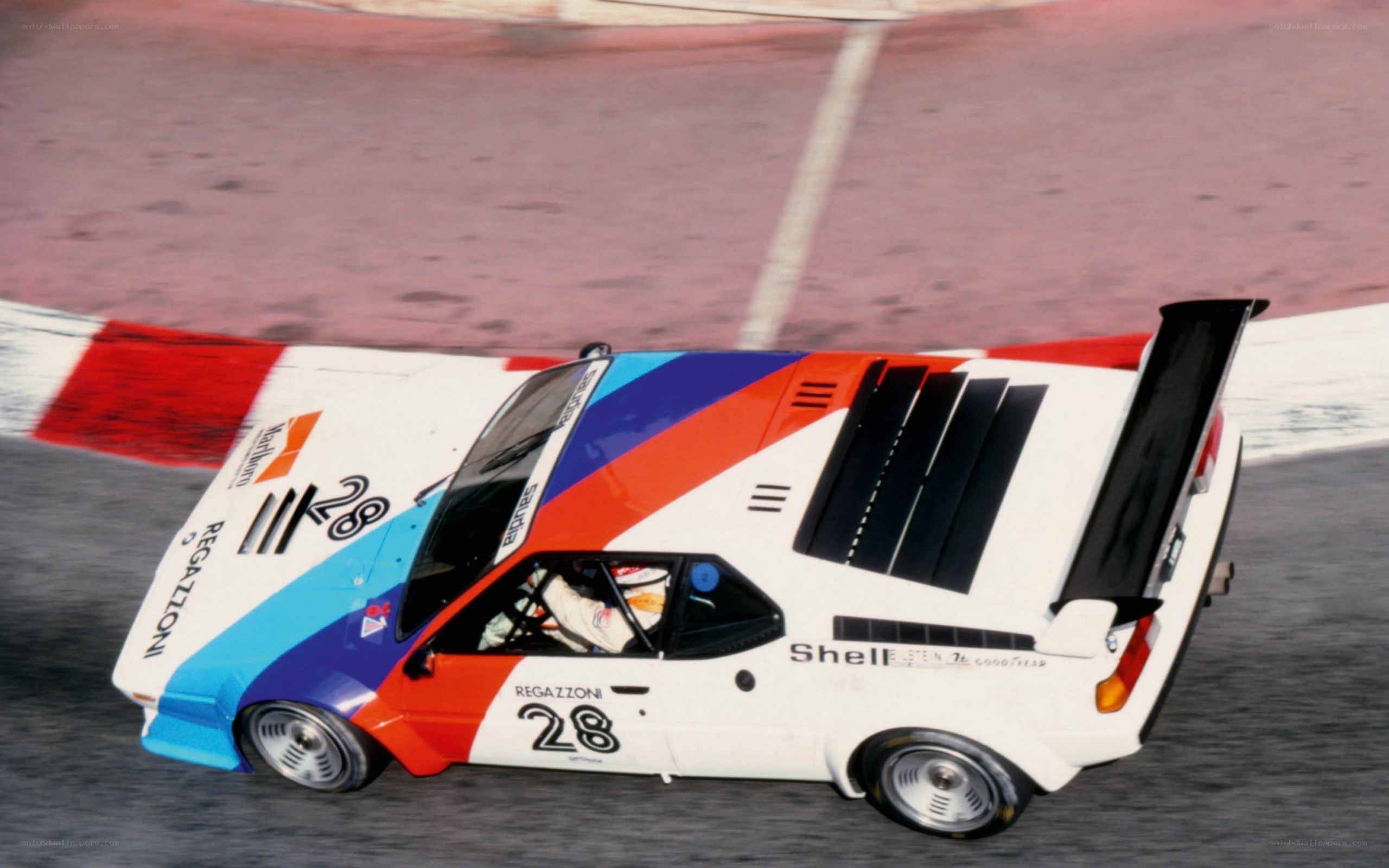 racing car on track