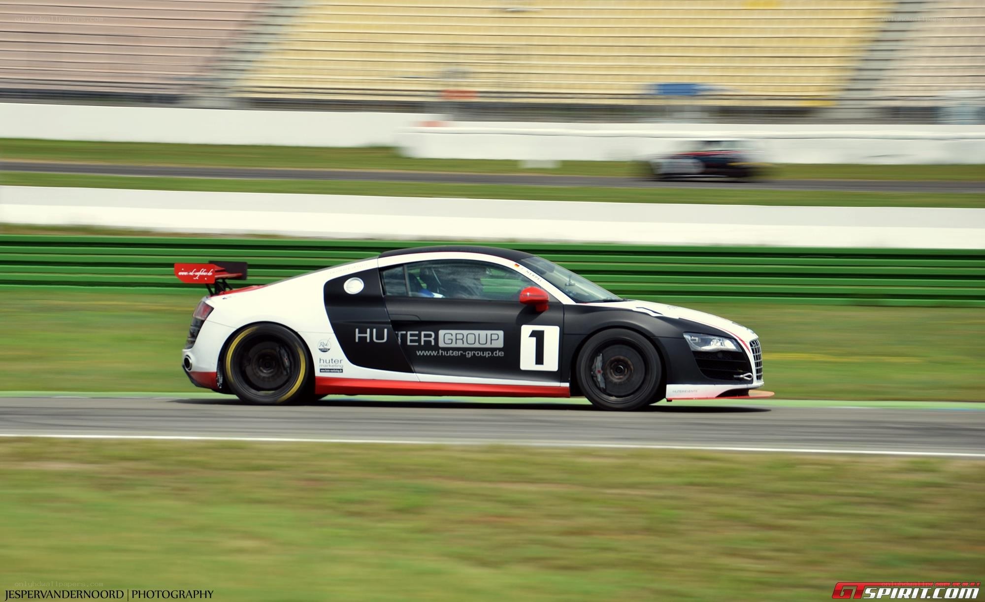racing car on track