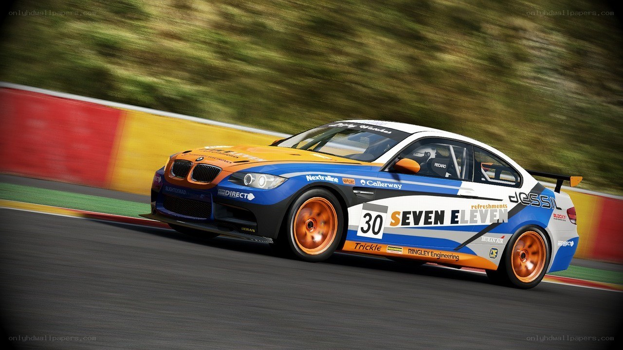 racing car on track