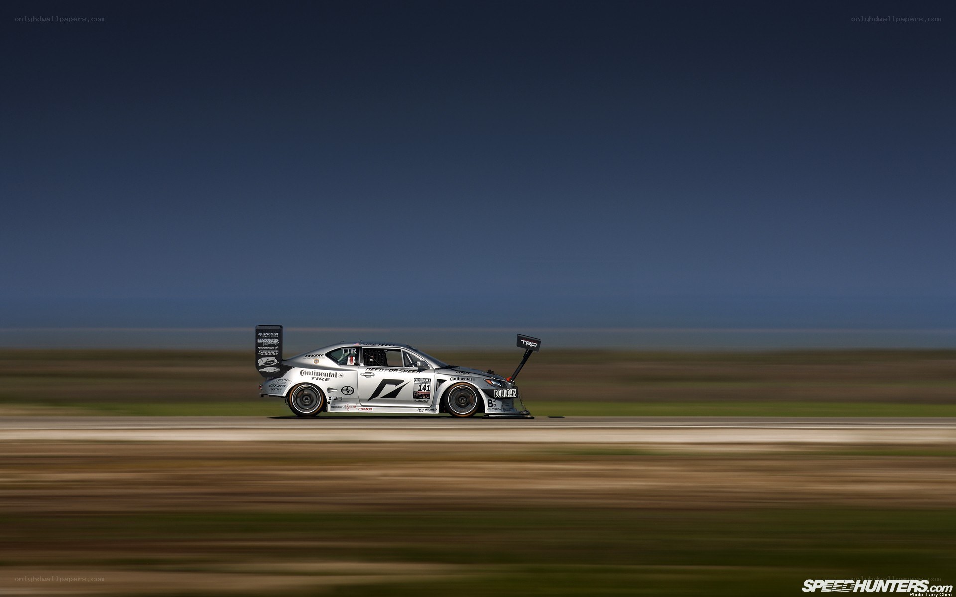 racing car on track