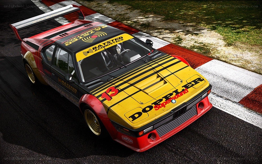 racing car on track