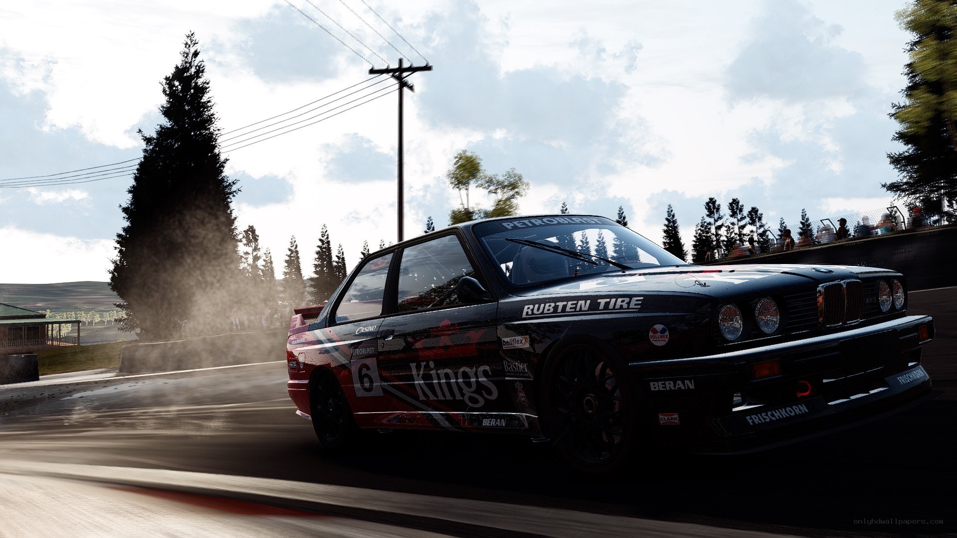racing car on track
