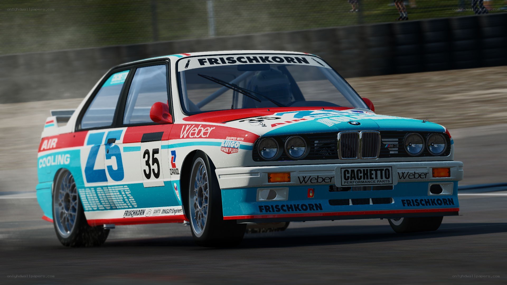 racing car on track