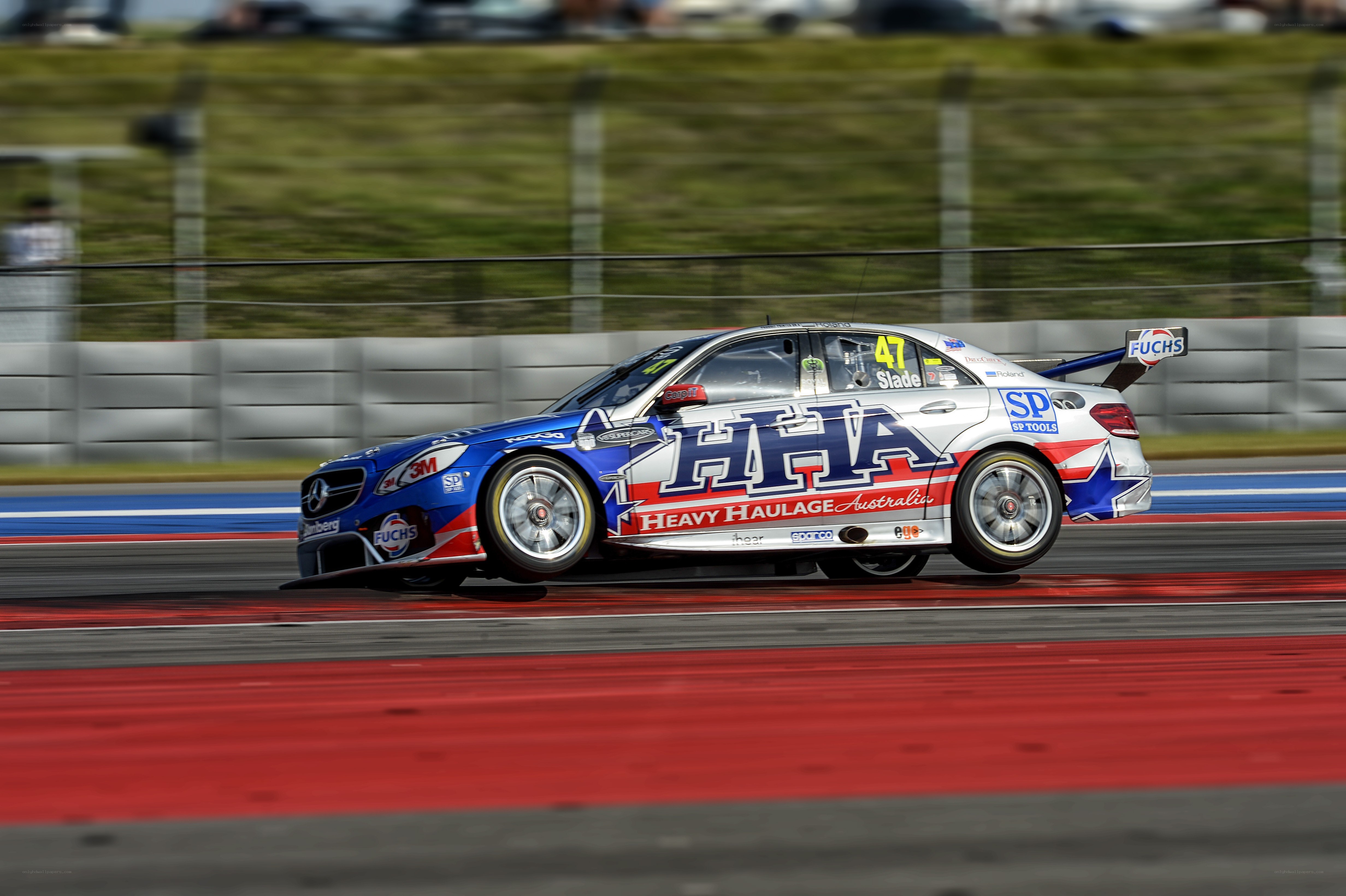 racing car on track