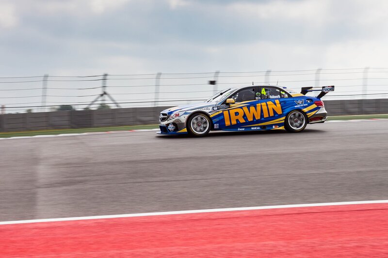 racing car on track