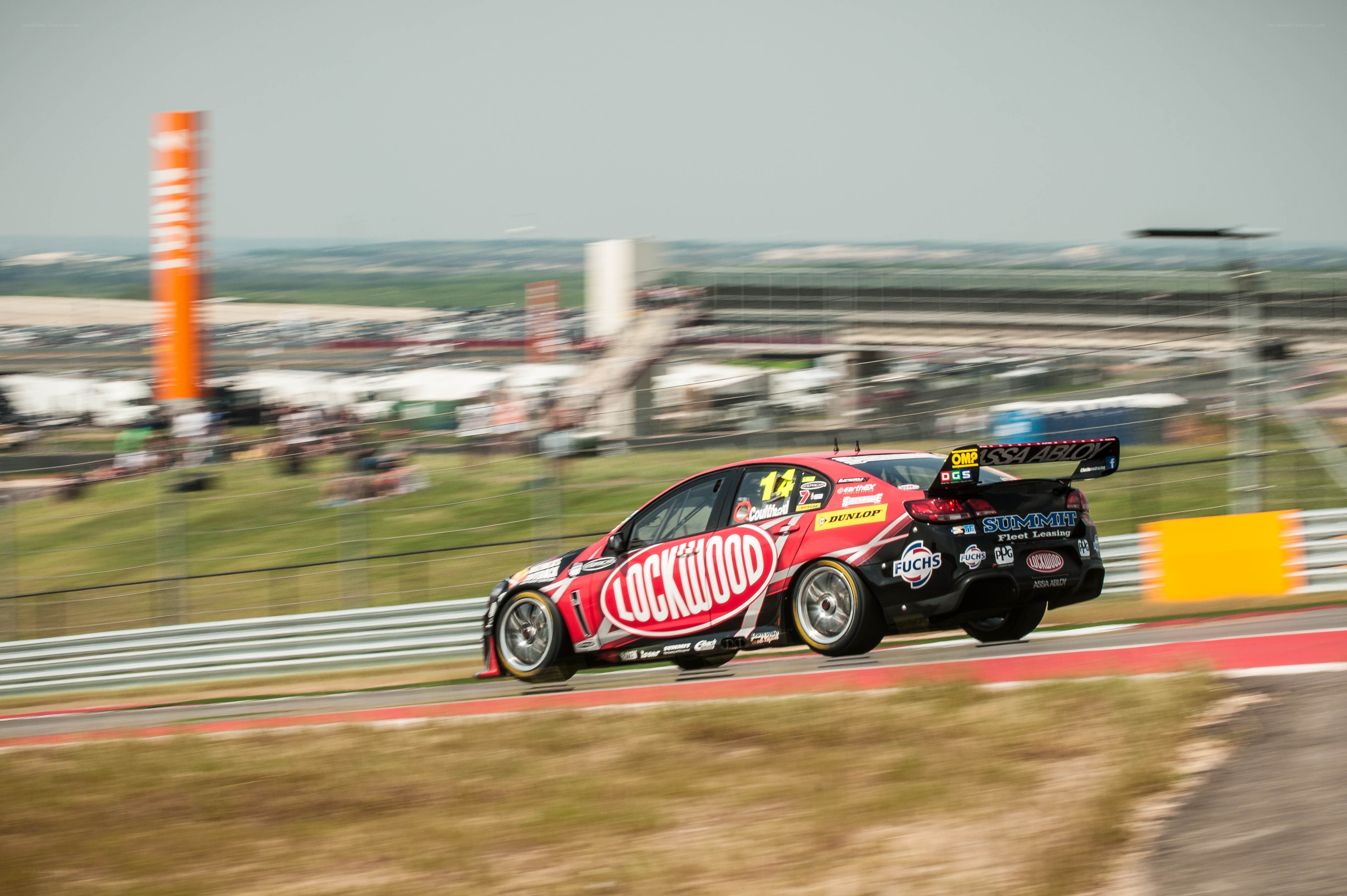 racing car on track