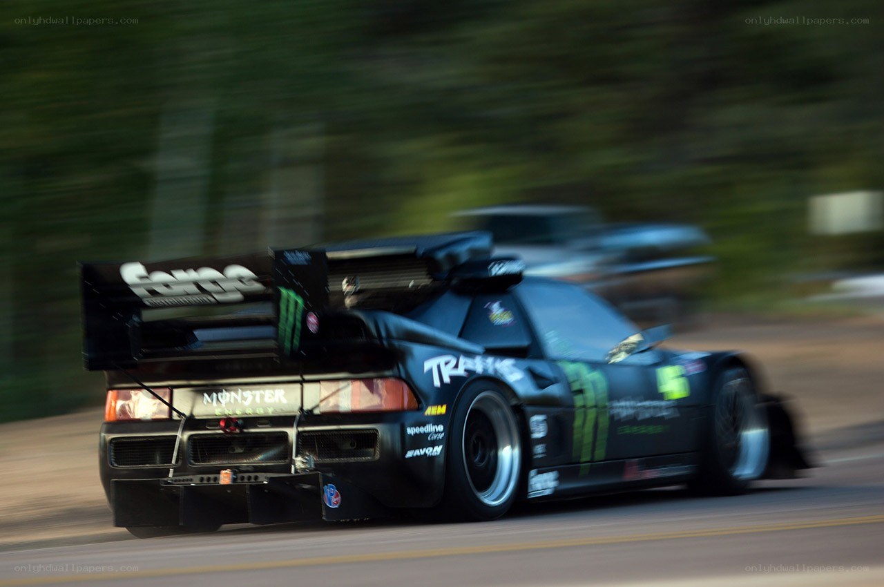 racing car on track