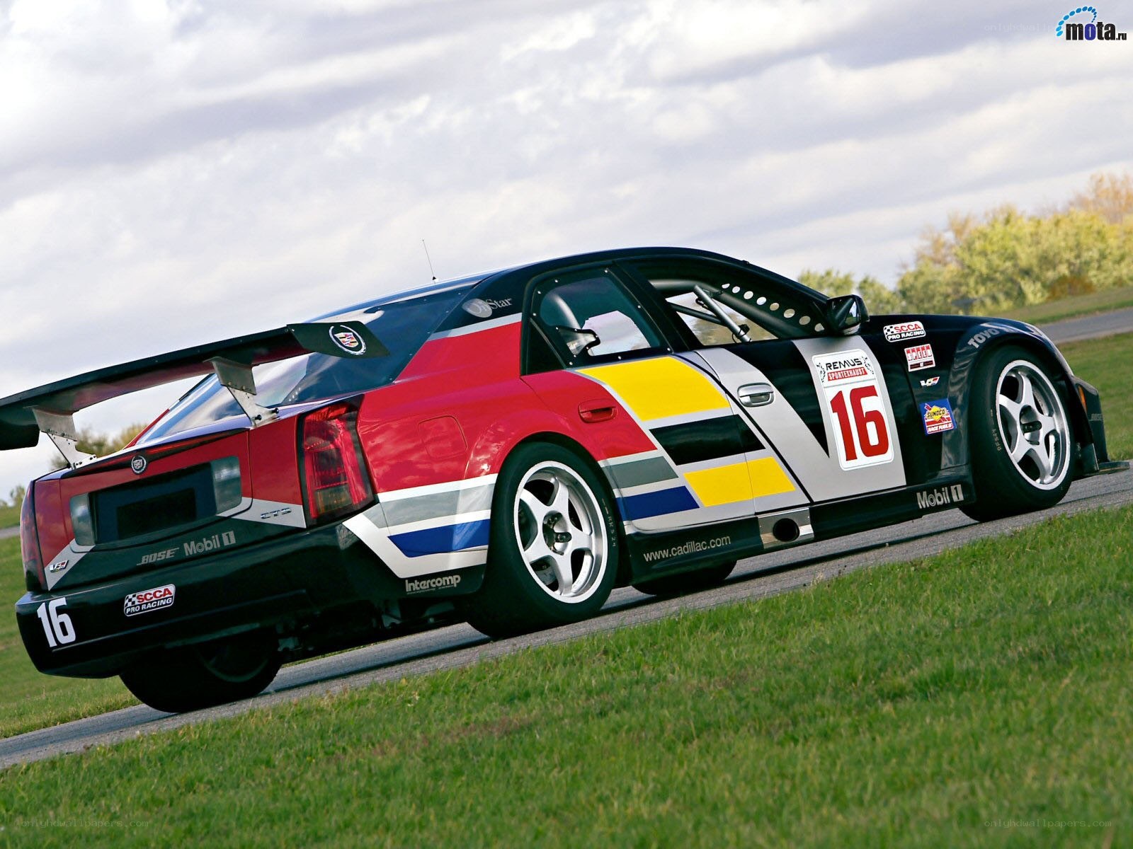 racing car on track