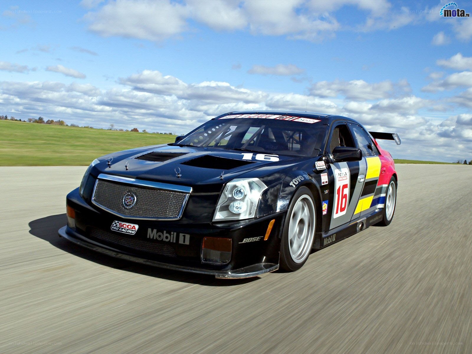 racing car on track