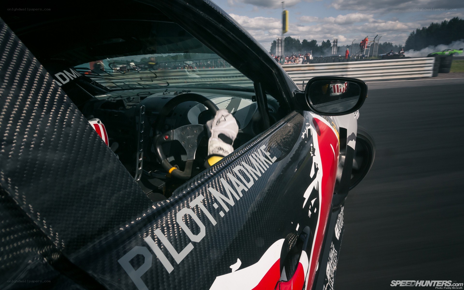 racing car on track