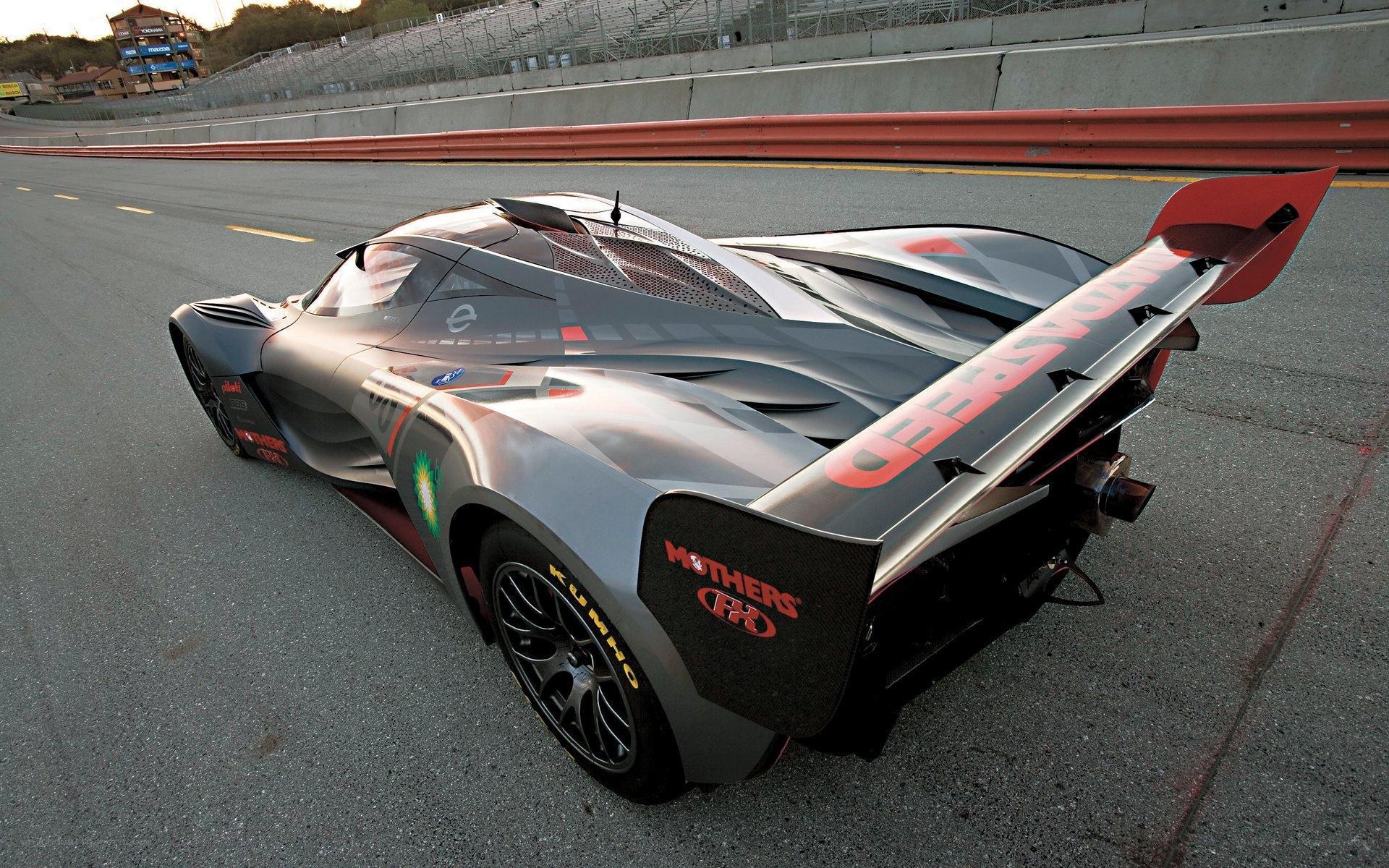 racing car on track