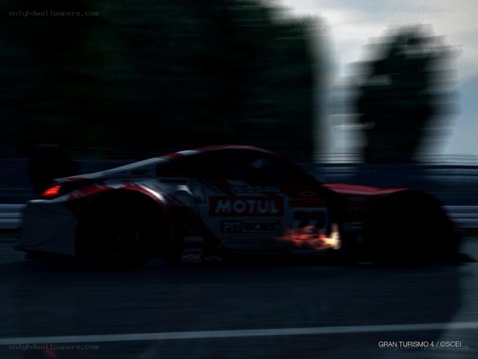 racing car on track