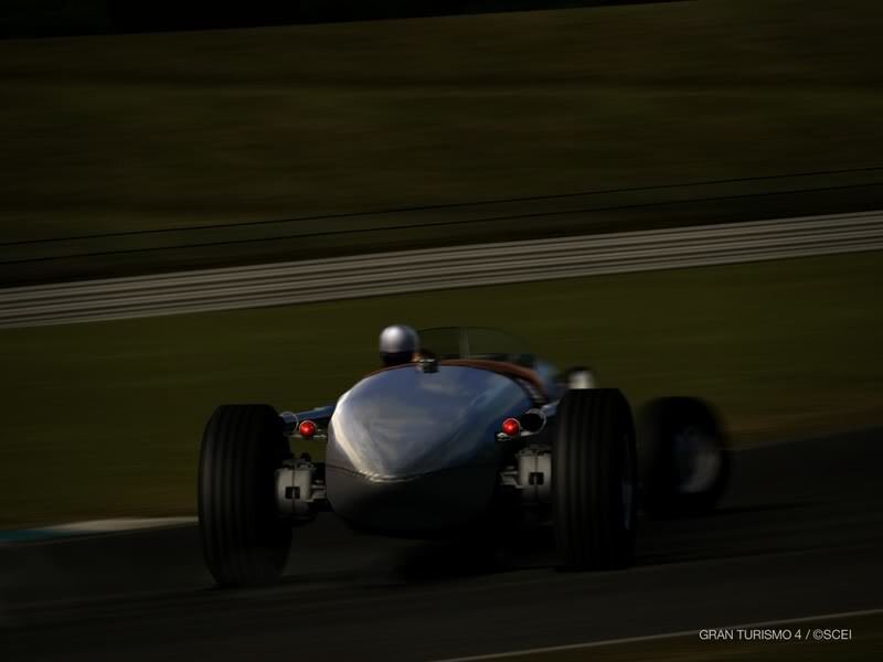 racing car on track