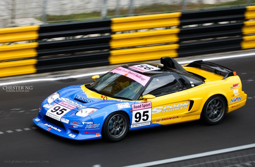 racing car on track