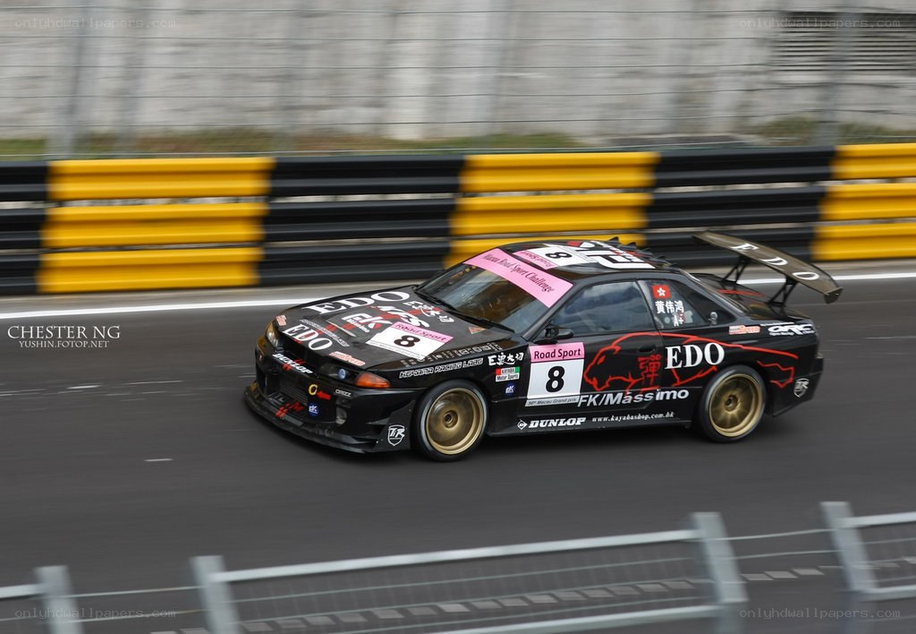 racing car on track