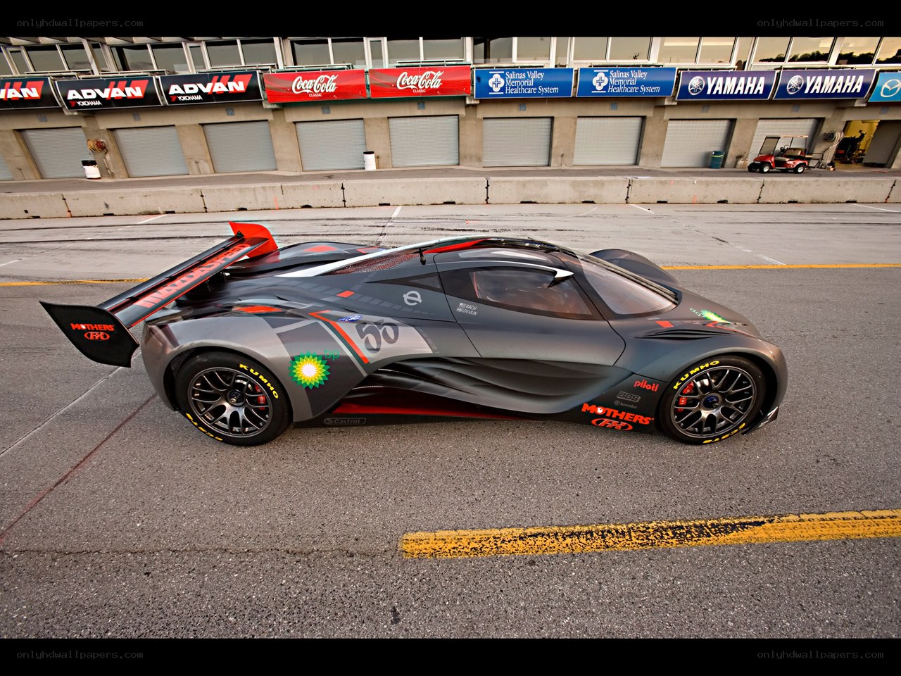 racing car on track
