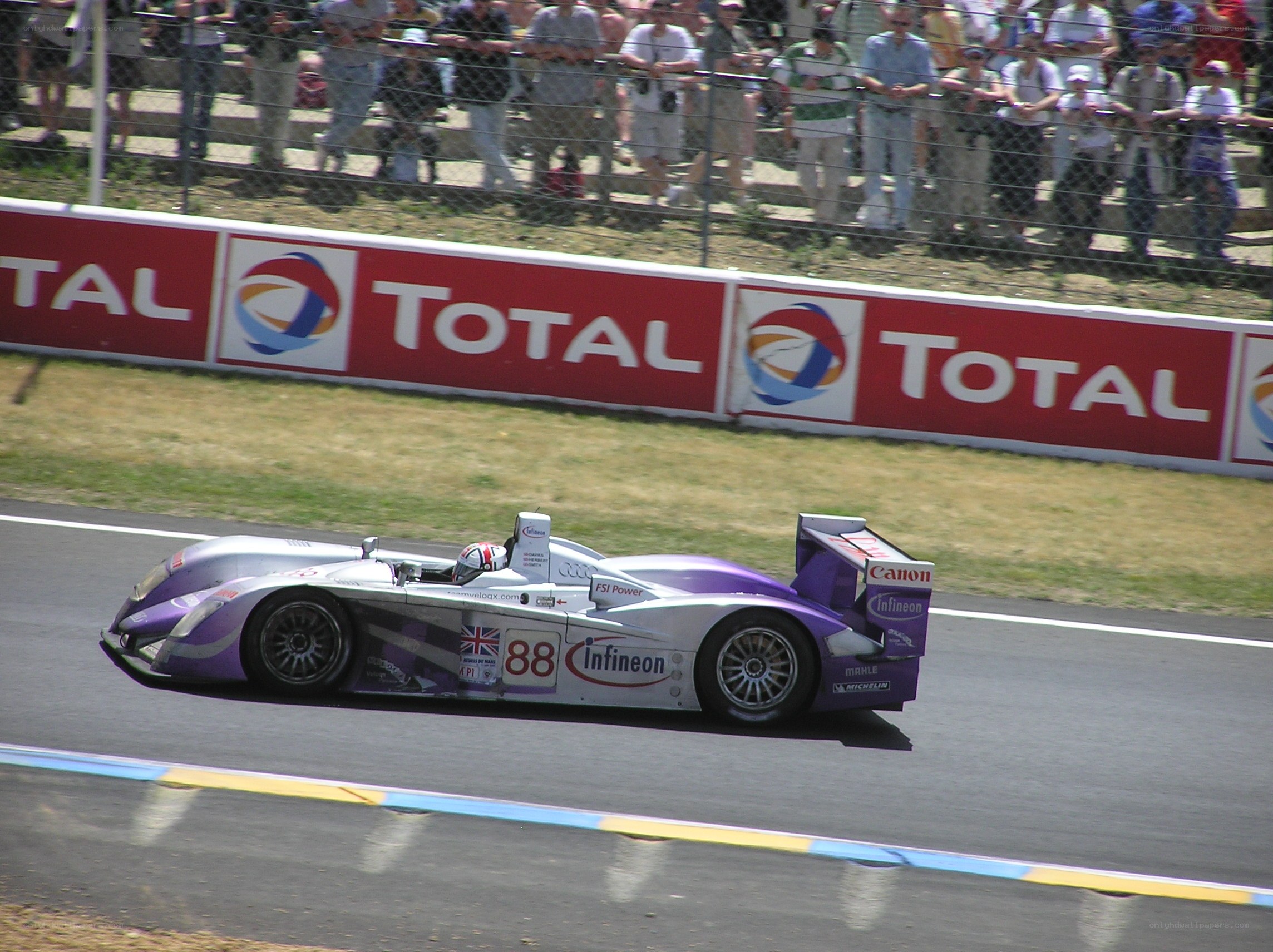 racing car on track