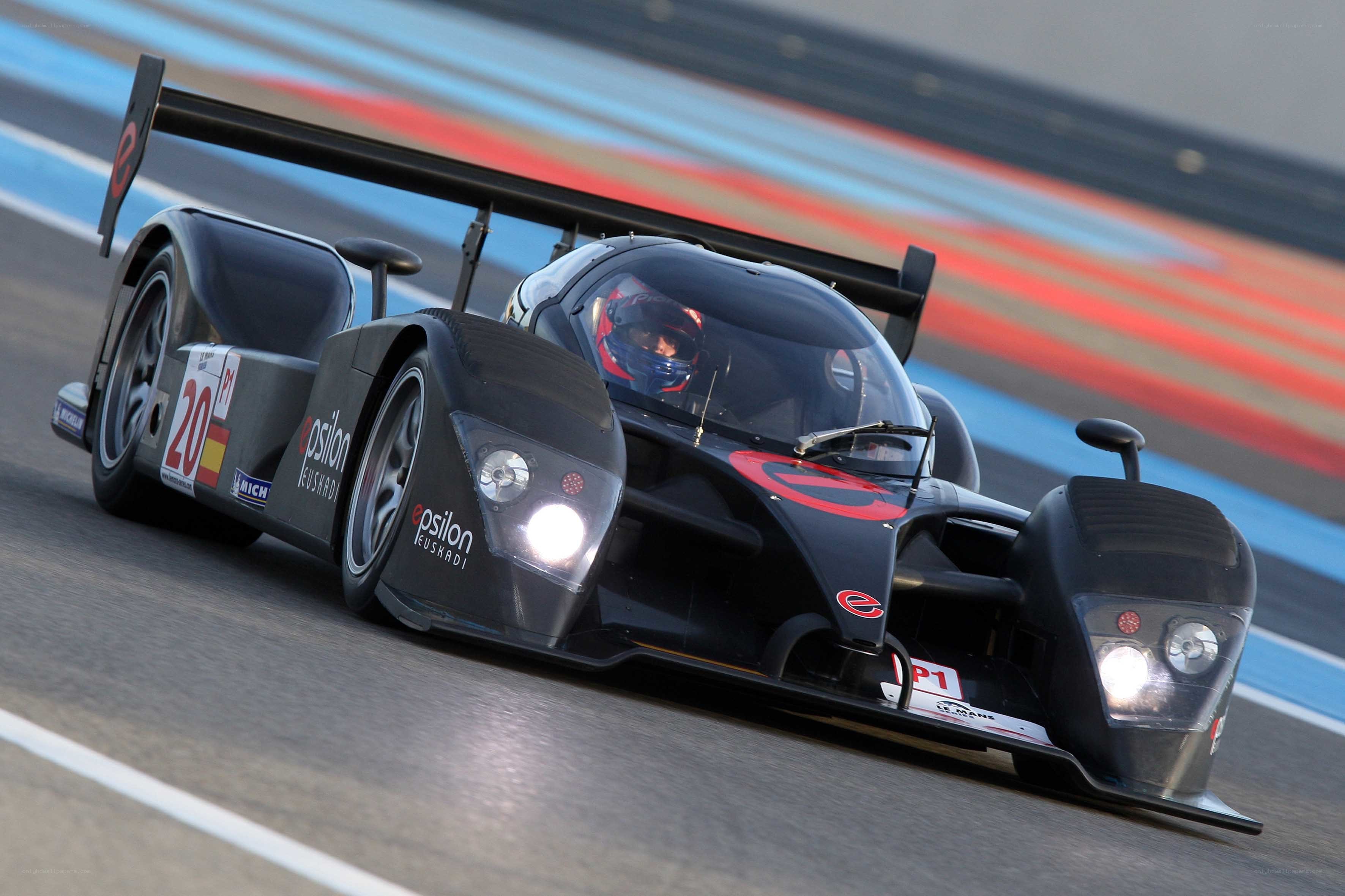 racing car on track