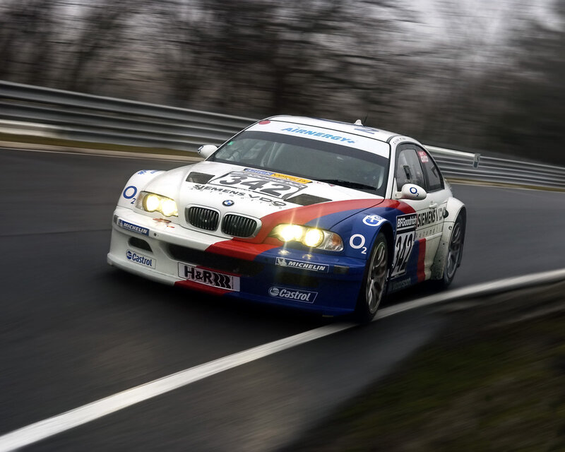 racing car on track