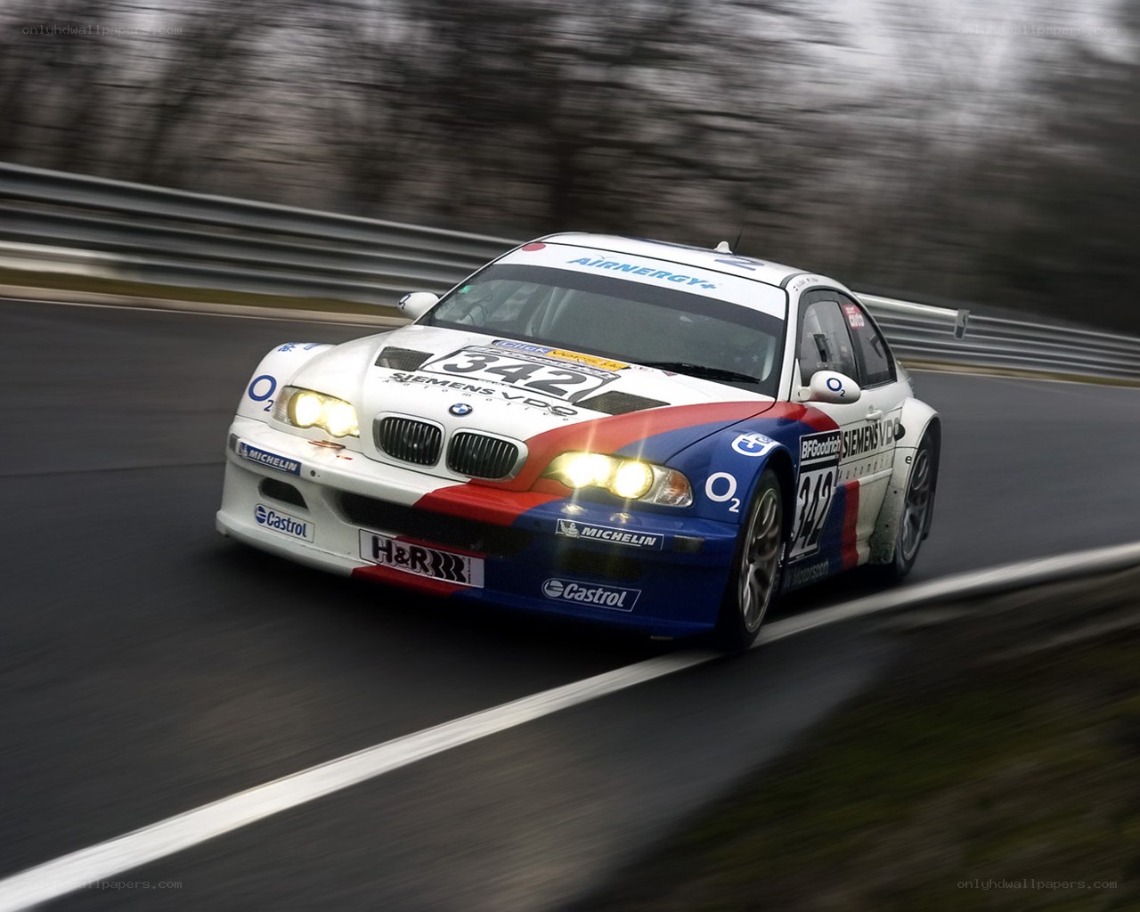 racing car on track