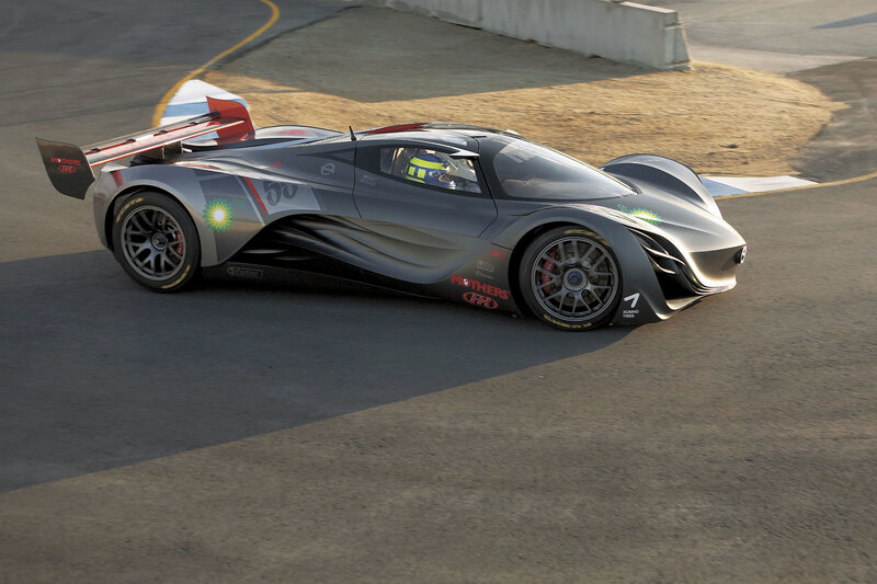 racing car on track