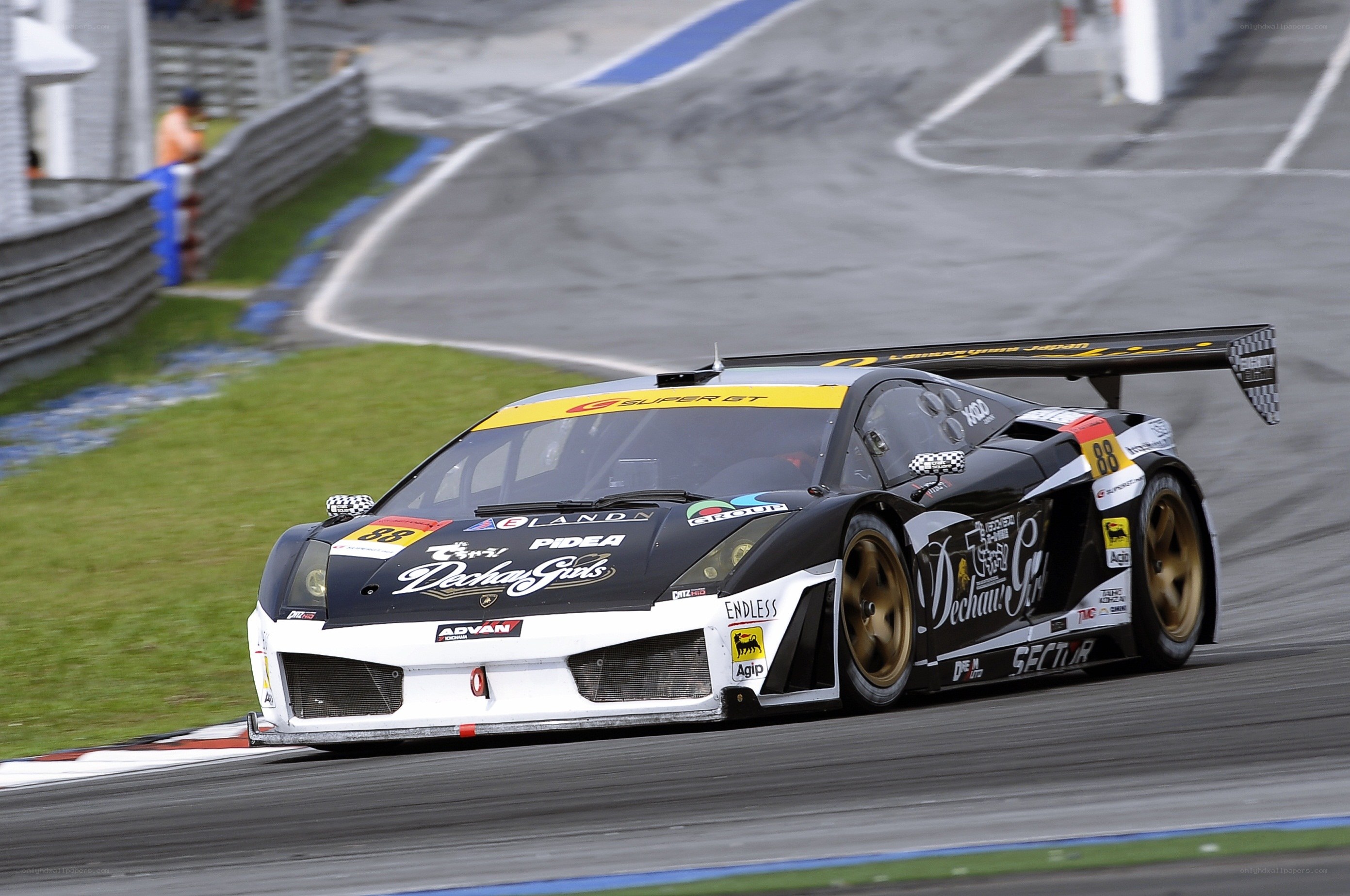 racing car on track