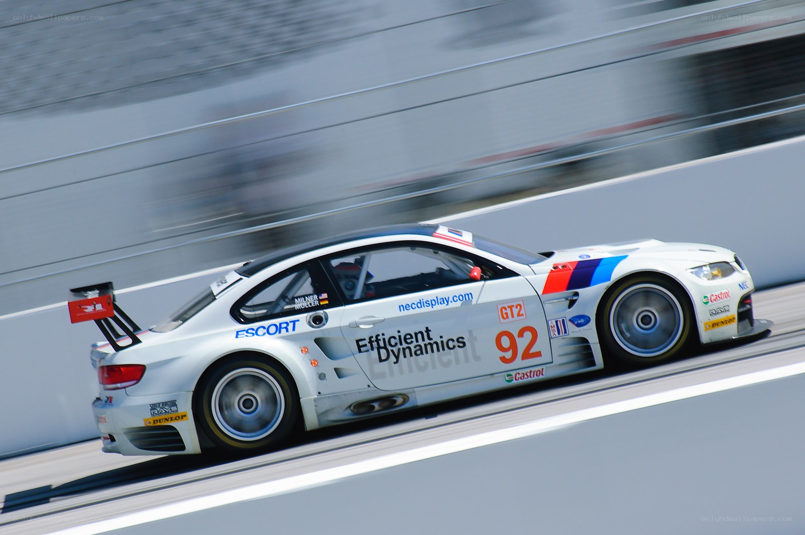 racing car on track