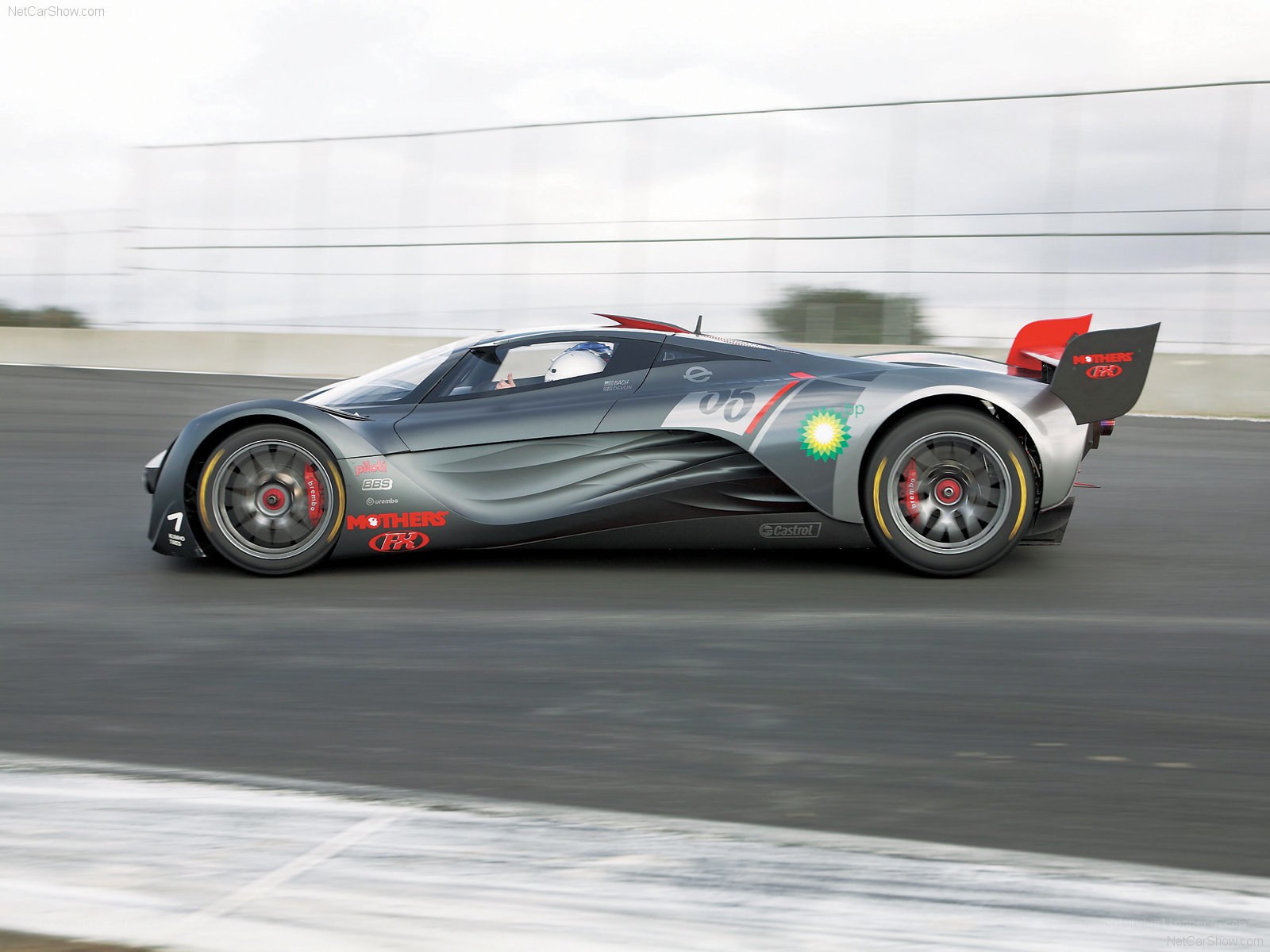 racing car on track