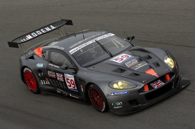 racing car on track