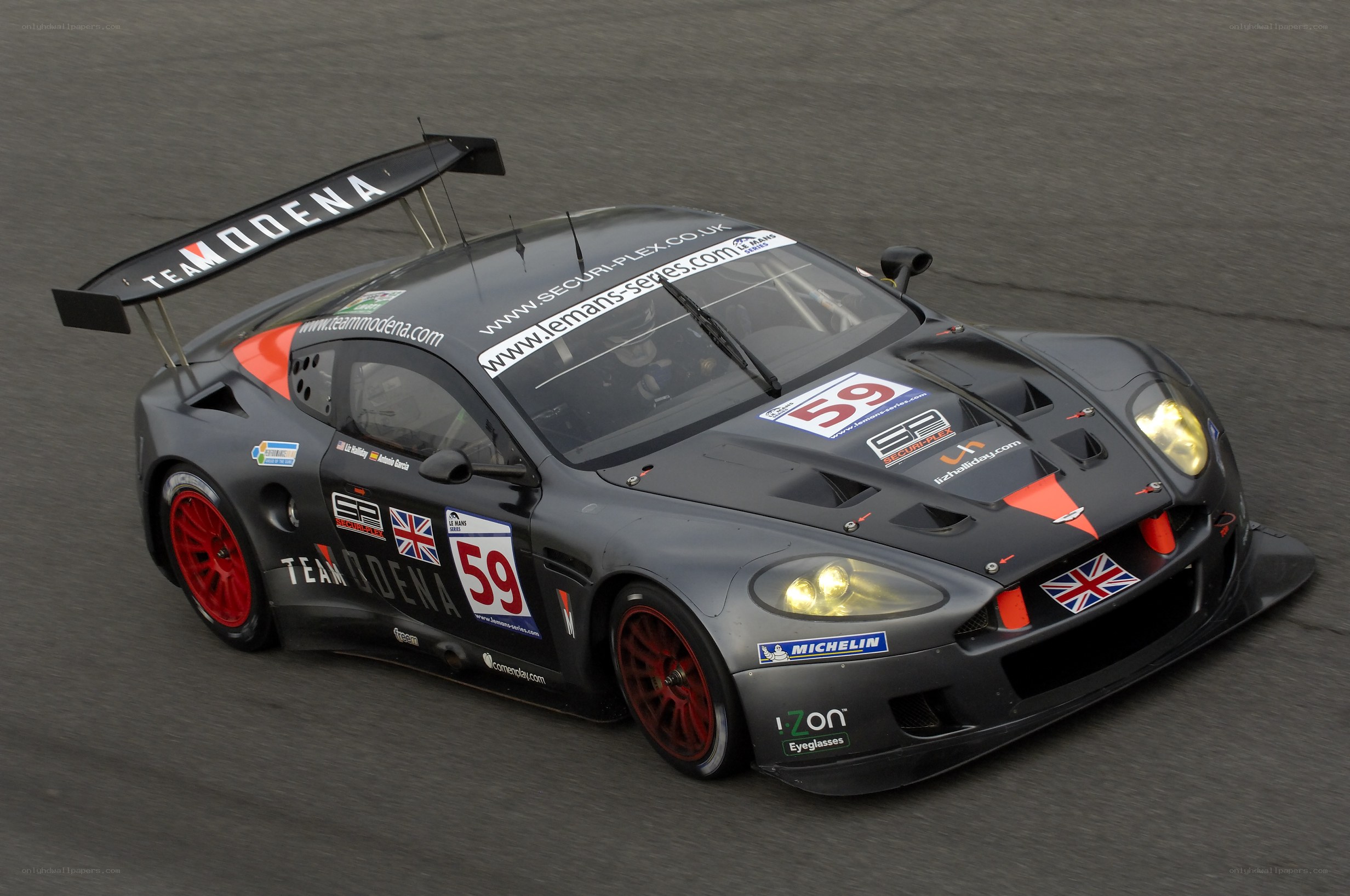 racing car on track