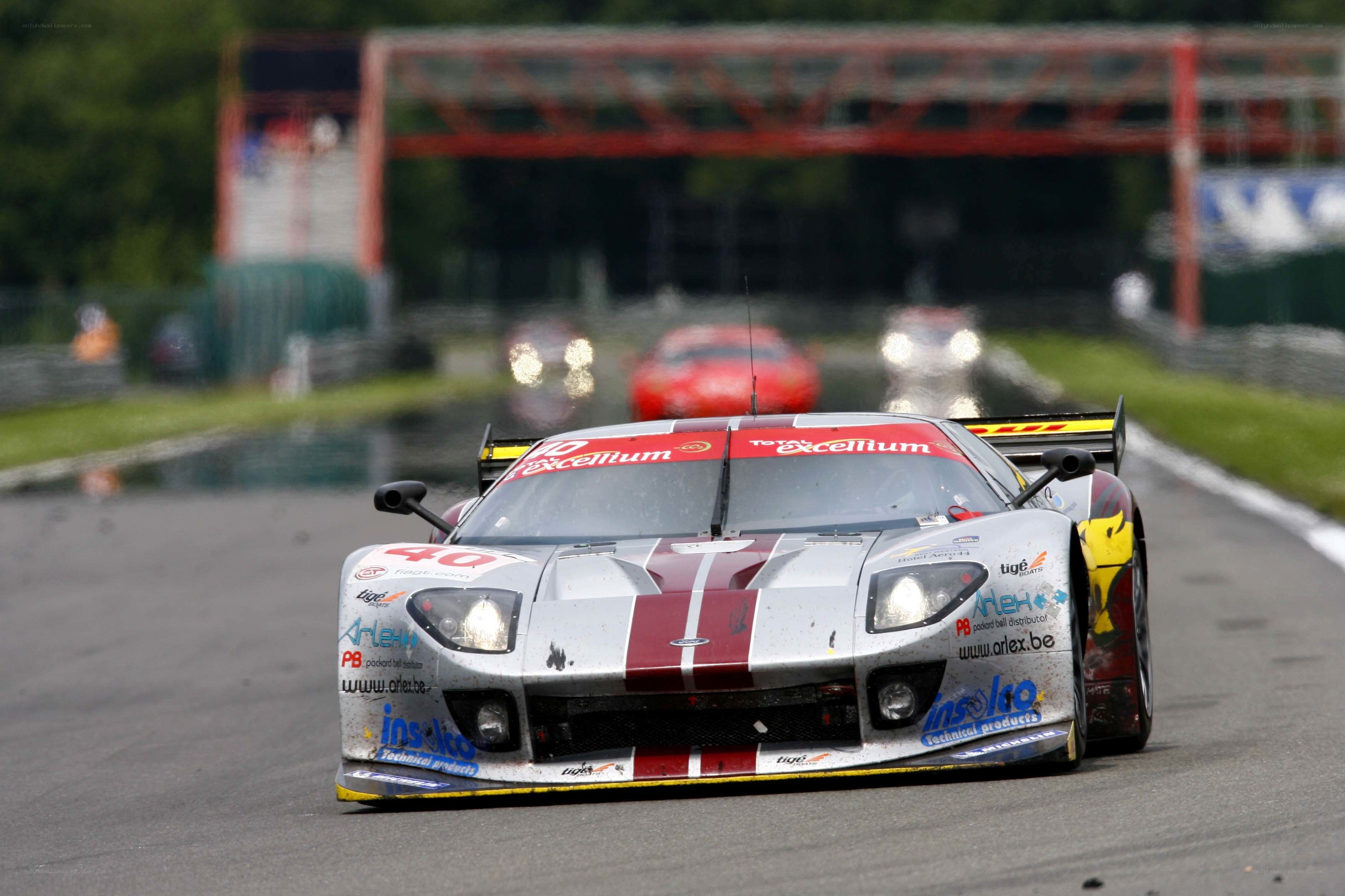 racing car on track