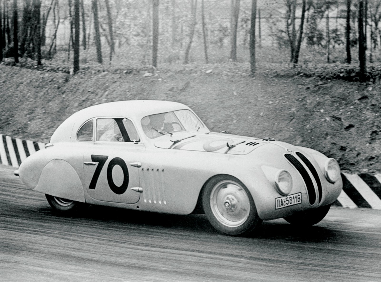 racing car on track